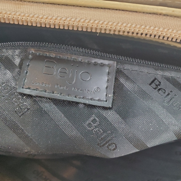 Beijo Chocolate Beige PU Leather Shoulder Bag - Picture 8 of 15